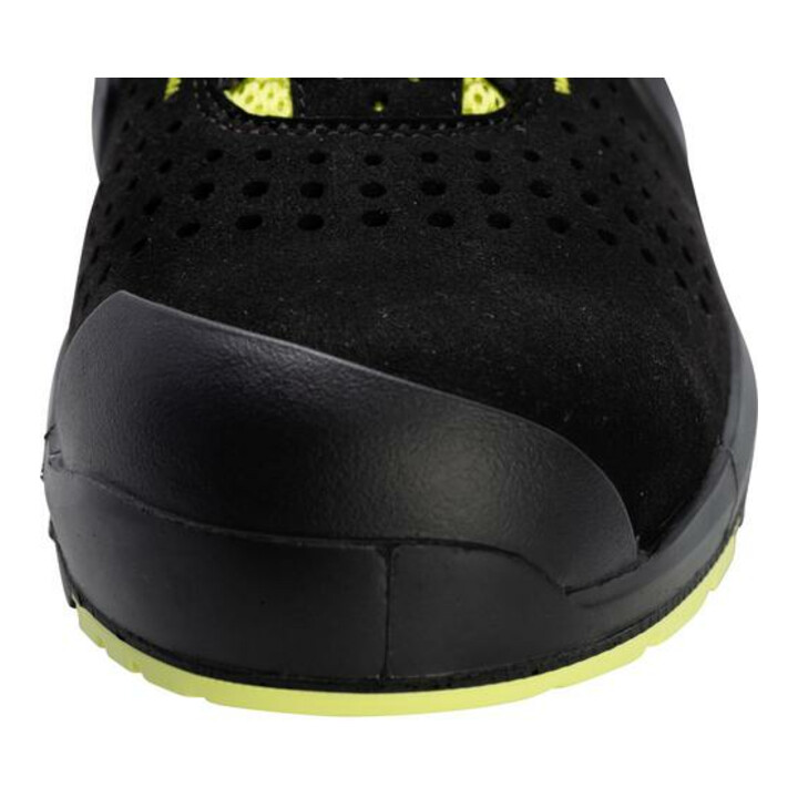uvex Chaussures basses 1 support S1P noir jaune largeur 10 taille 43