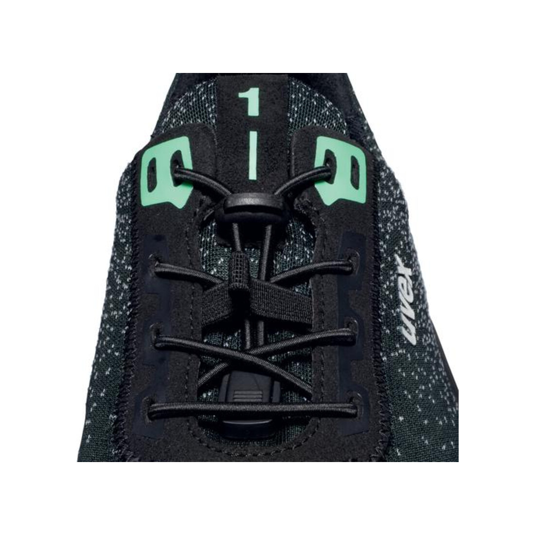 uvex Chaussures basses 1 x-craft S1 PL noir vert largeur 11 taille 52