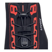 uvex Chaussures basses 1 x-craft S3L noir rouge Largeur 10 Taille 36-5