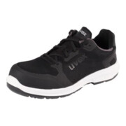 uvex Chaussures basses noires/blanches uvex 1 sport, S1P, Pointure UE: 44-1