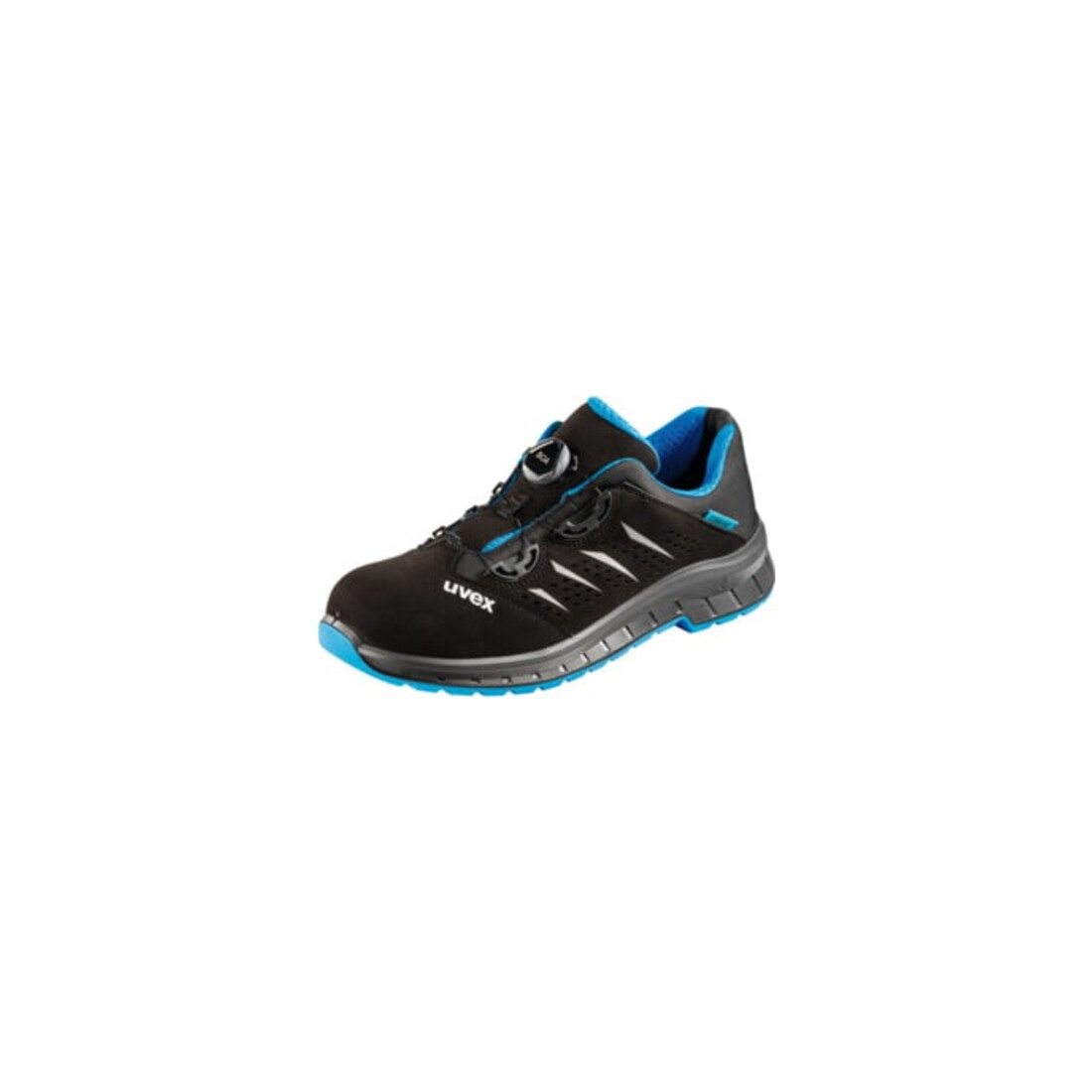 uvex Chaussures basses noires/bleues uvex 2 trend, S1P BOA, Pointure UE: 44