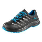 UVEX Chaussures basses noires/bleues uvex 2 trend, S3, Pointure UE: 39