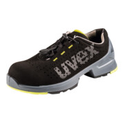 UVEX Chaussures basses noires/jaunes uvex 1, S1, Pointure UE: 39