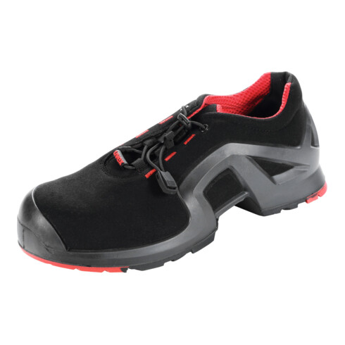 UVEX Chaussures basses noires/rouges uvex 1 x-tended support, S3, Pointure EU: 45