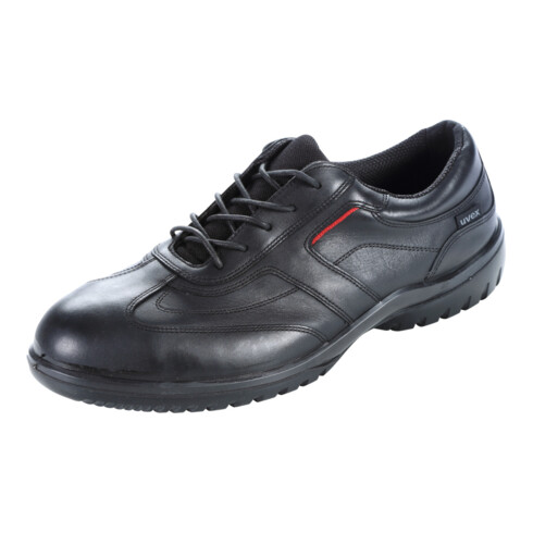 UVEX Chaussures basses noires uvex business casual ESD, S1, Pointure EU: 46