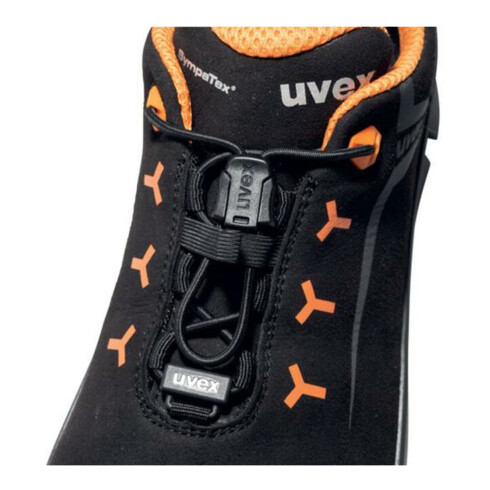 Uvex Chaussures de sécurité basses 65241 S3 WR HI HRO SRC largeur 10, taille 46