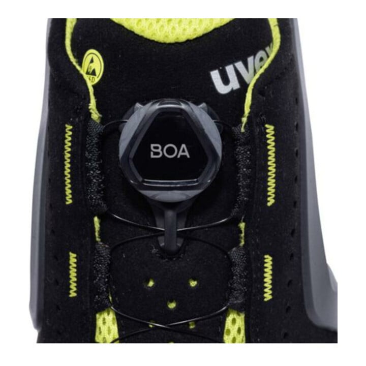uvex Chaussures de sécurité basses 65682 S1P SRC uvex 1 x-tended support, largeur 11, taille 49, semelle PUR