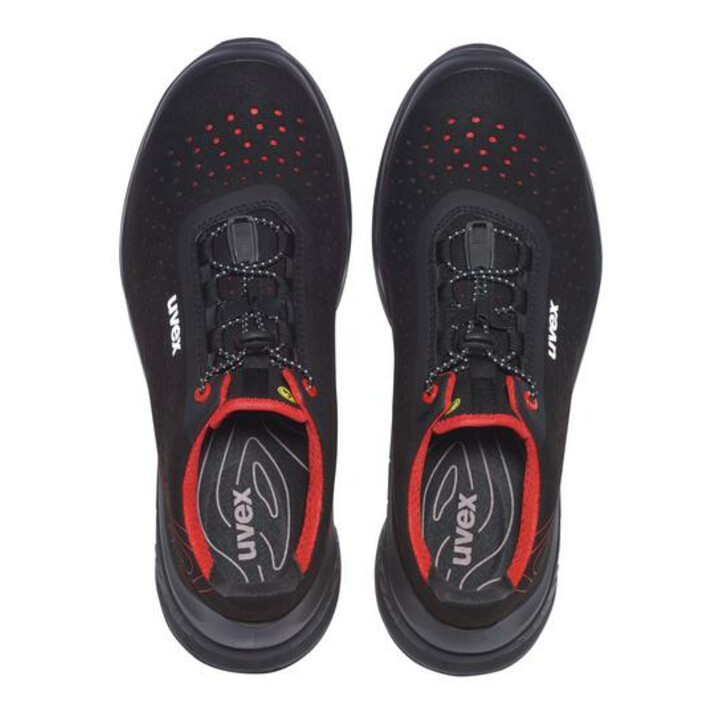 uvex Chaussures de sécurité basses S1P SRC uvex 1 G2 en microvelours, embout uvex xenova®, largeur 11, taille 35