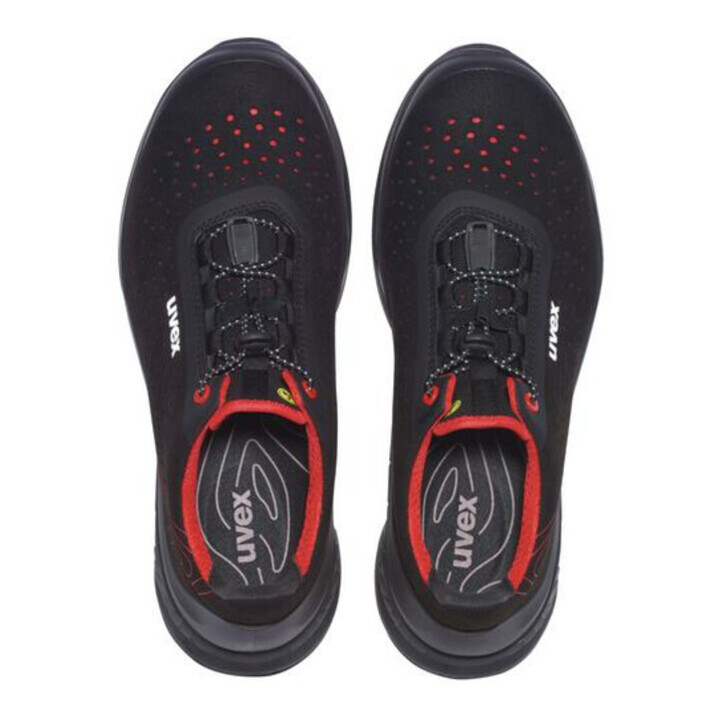 uvex Chaussures de sécurité basses S1P SRC uvex 1 G2 en microvelours, embout uvex xenova®, largeur 11, taille 42