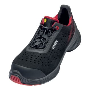 Chaussures basses de sécurité Uvex S1P SRC uvex 1 G2 en micro-daim, bouchon en plastique uvex xenova®.