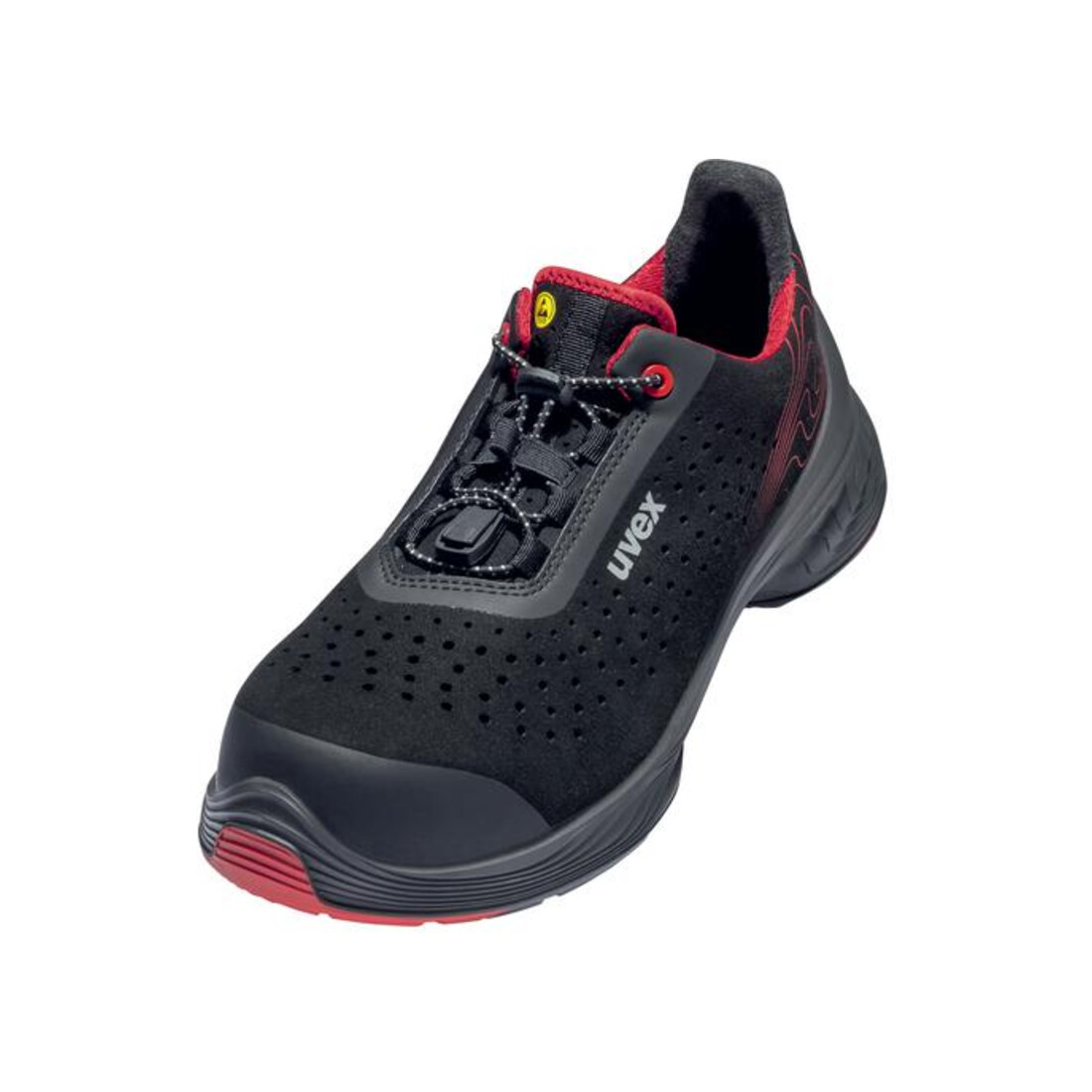 Chaussures basses de sécurité Uvex S1P SRC uvex 1 G2 en micro-daim, bouchon en plastique uvex xenova®.