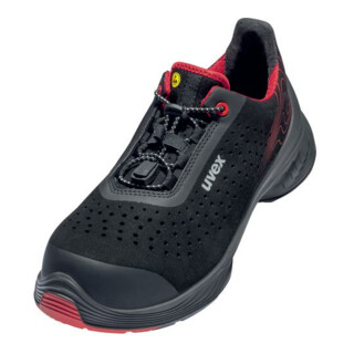 Chaussures basses de sécurité Uvex S1P SRC uvex 1 G2 en micro-daim, bouchon en plastique uvex xenova®.