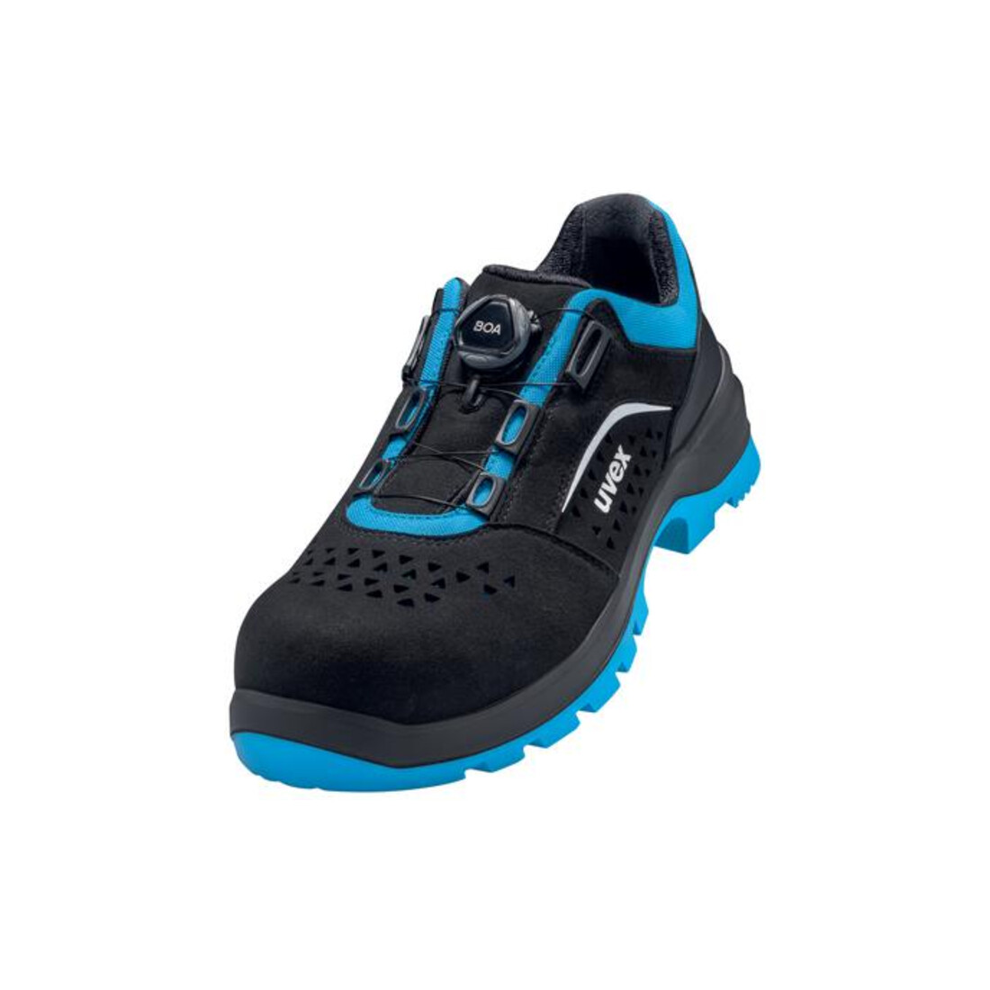 Chaussures basses de sécurité Uvex S1P SRC uvex 2 xenova® composé du BOA® Fit System, bouchon en plastique uvex xenova®.