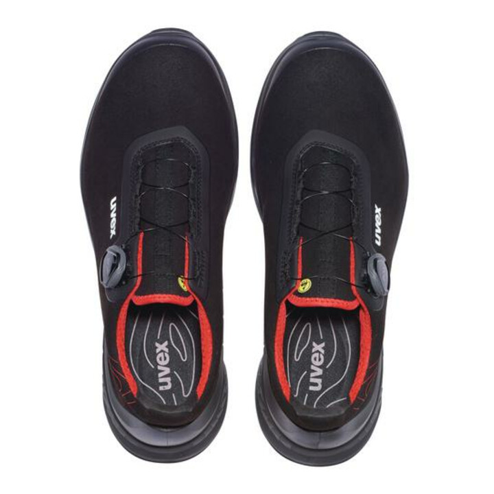 uvex Chaussures de sécurité basses S3 SRC uvex 1 G2 avec système de réglage BOA®, embout en plastique uvex xenova®, largeur 11, taille 50