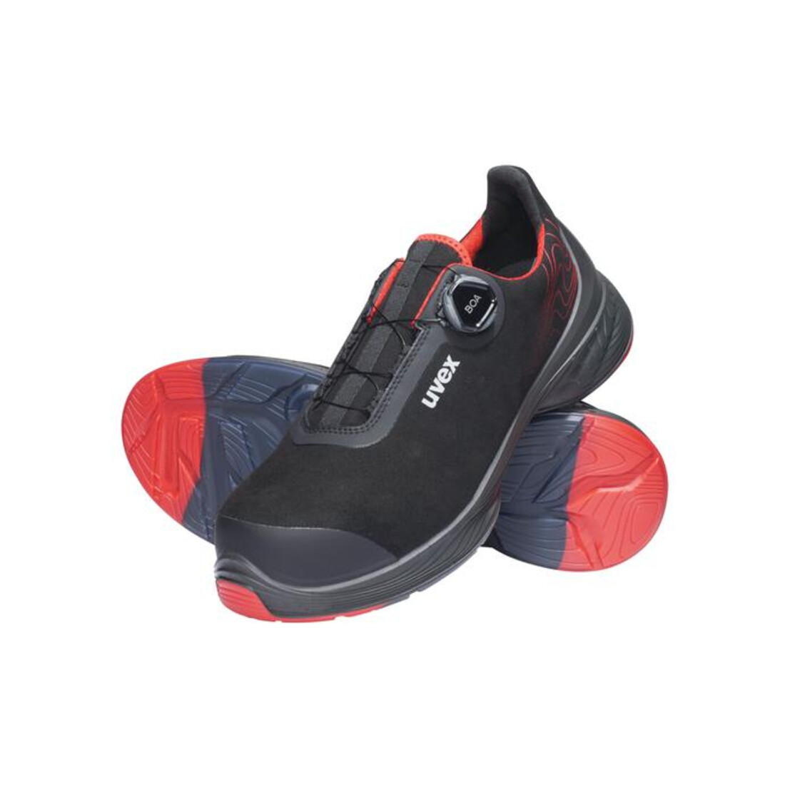 Chaussures basses de sécurité Uvex S3 SRC uvex 1 G2 avec BOA® Fit System, uvex xenova® plastic cap