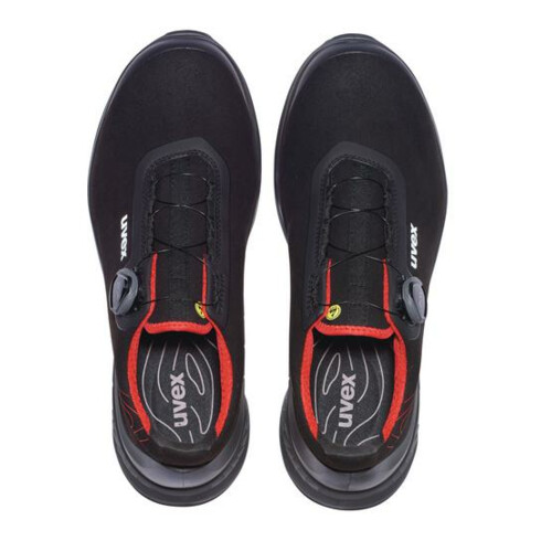Chaussures basses de sécurité Uvex S3 SRC uvex 1 G2 avec BOA® Fit System, uvex xenova® plastic cap