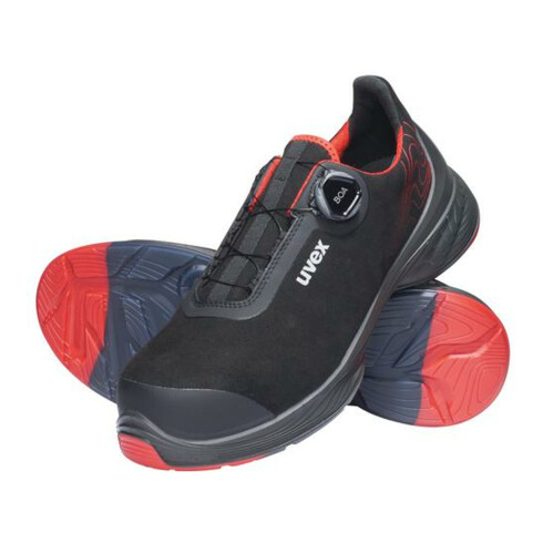 Chaussures basses de sécurité Uvex S3 SRC uvex 1 G2 avec BOA® Fit System, uvex xenova® plastic cap