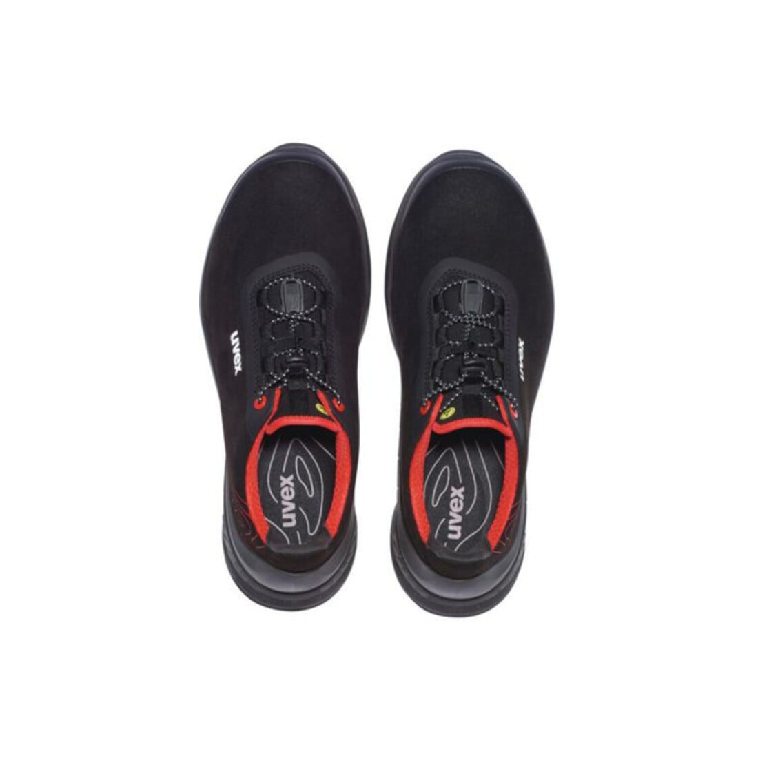 Chaussures basses de sécurité Uvex S3 SRC uvex 1 G2 en micro-daim, bouchon en plastique uvex xenova®.