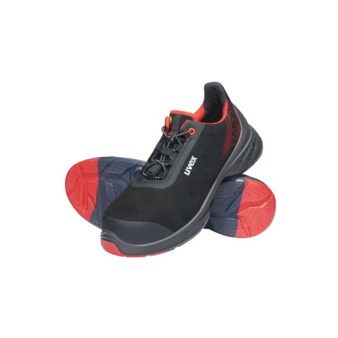 Chaussures basses de sécurité Uvex S3 SRC uvex 1 G2 en micro-daim, bouchon en plastique uvex xenova®.