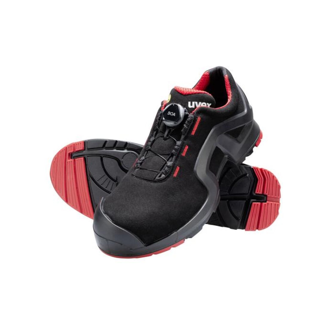 Chaussures de sécurité Uvex S3 SRC uvex 1 x-soutien renforcé en micro-daim, bouchon en plastique uvex xenova®.