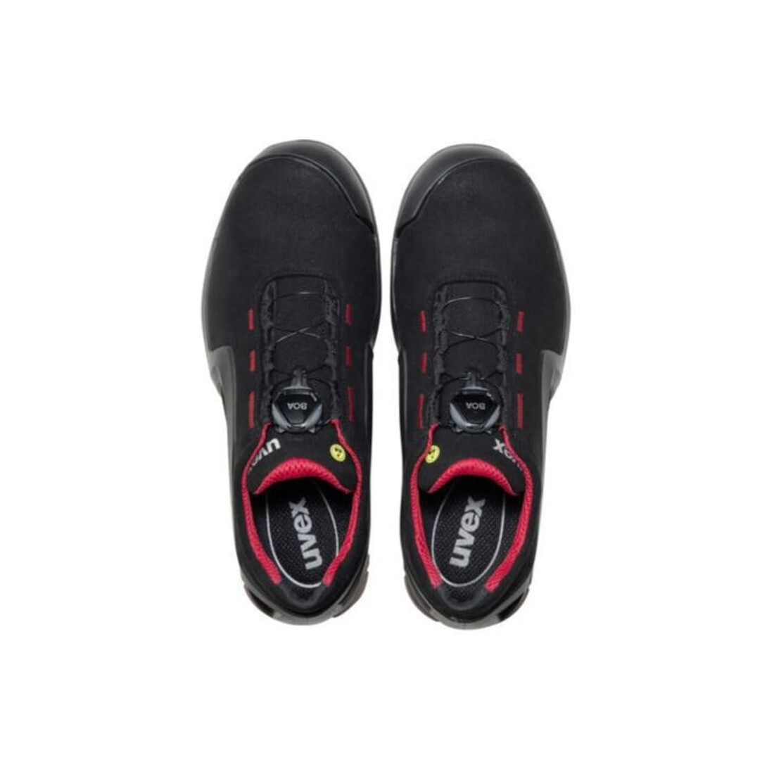 Chaussures de sécurité Uvex S3 SRC uvex 1 x-soutien renforcé en micro-daim, bouchon en plastique uvex xenova®.