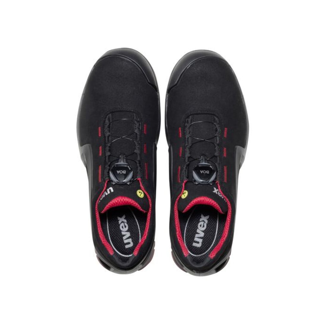 Chaussures de sécurité Uvex S3 SRC uvex 1 x-soutien renforcé en micro-daim, bouchon en plastique uvex xenova®.