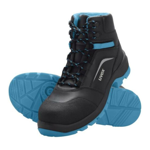 Botte de sécurité Uvex S3 SRC uvex 2 xenova® en cuir, bouchon en plastique uvex xenova®.