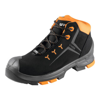 UVEX Bottines à lacets noires/oranges uvex 2, S3