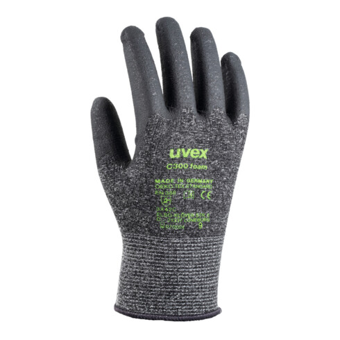Uvex Coppia di guanti uvex C300 foam, taglia guanto: 9