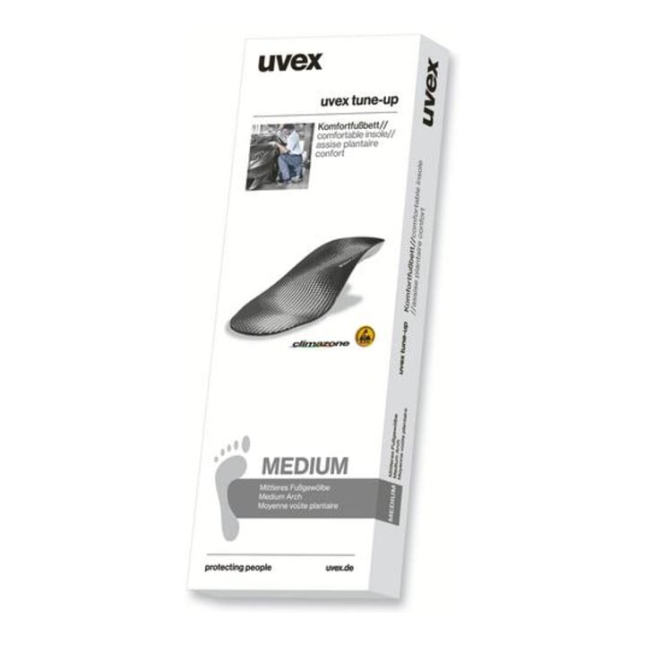 uvex Einlegesohle 95282 schwarz grau Weite 11 Gr. 35