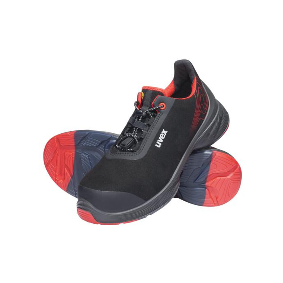 Uvex Sicherheitshalbschuhe S3 SRC uvex 1 G2 aus Mikrovelours, uvex xenova® Kunststoffkappe