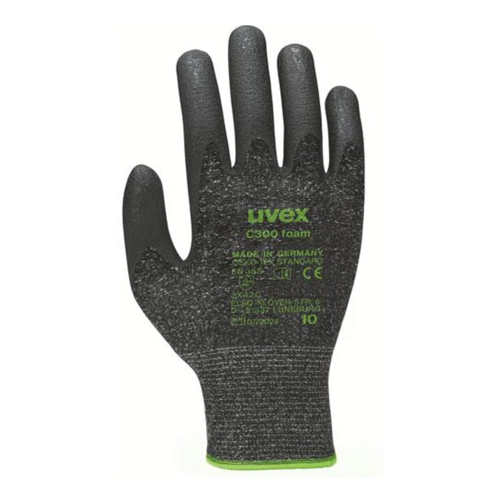 uvex Gant de protection C300 mousse taille 9