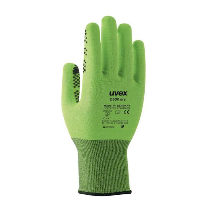 uvex Gant de protection C500 dry Taille 8