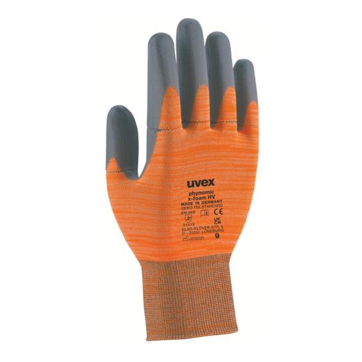 uvex Gant de protection phynomic x-foam HV Taille 8