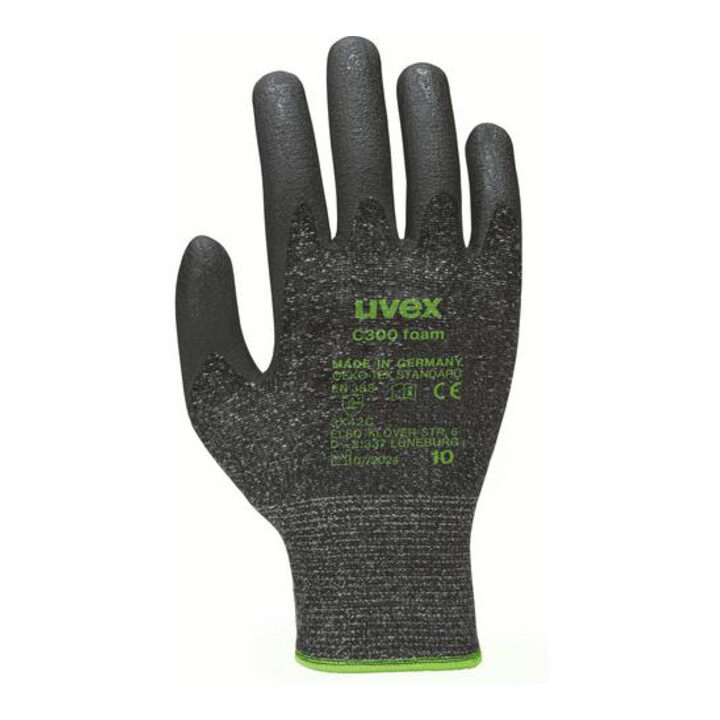 uvex Gants de protection C300 mousse Taille 8