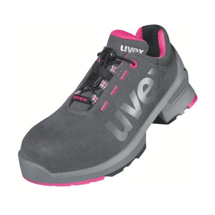 uvex Halbschuh grau/pink uvex 1 ladies, S2, EU-Schuhgröße: 36