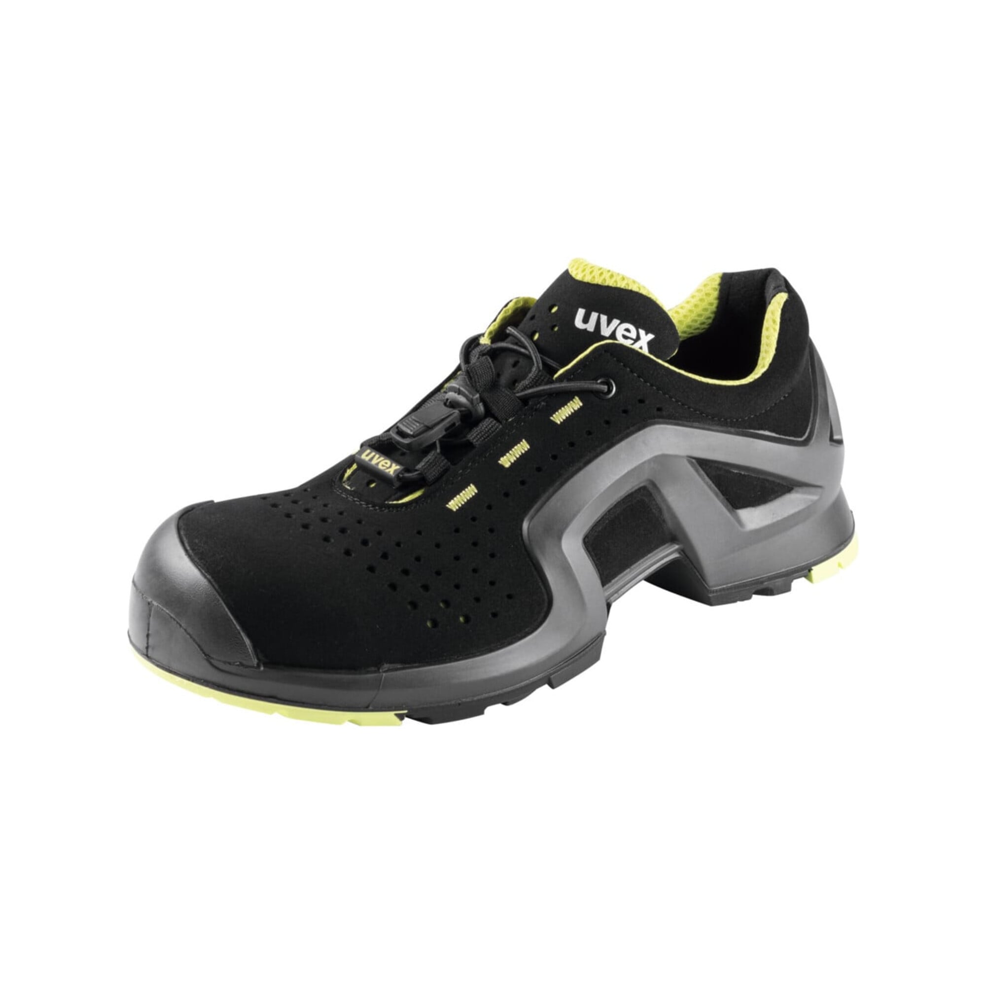 Uvex Halbschuh schwarz/gelb uvex 1, S1P, EU-Schuhgröße: 46