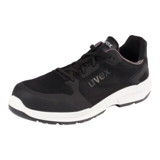 uvex Halbschuh schwarz/weiß uvex 1 sport, S1, EU-Schuhgröße: 52