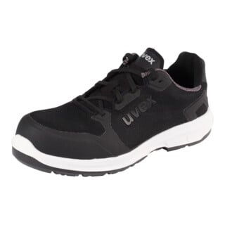 uvex Halbschuh schwarz/weiß uvex 1 sport, S1P, EU-Schuhgröße: 46