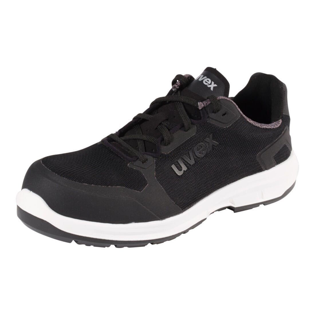 uvex Halbschuh schwarz/weiß uvex 1 sport, S1P, EU-Schuhgröße: 52