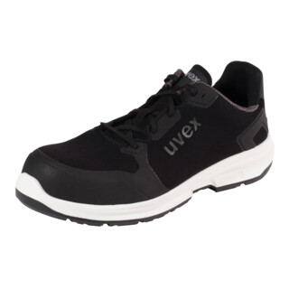 uvex Halbschuh schwarz/weiß uvex 1 sport, S3, EU-Schuhgröße: 48