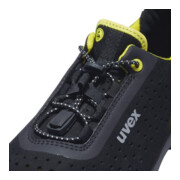 uvex Halbschuhe 1 G2 S1 schwarz gelb Weite 10 Gr. 52-2