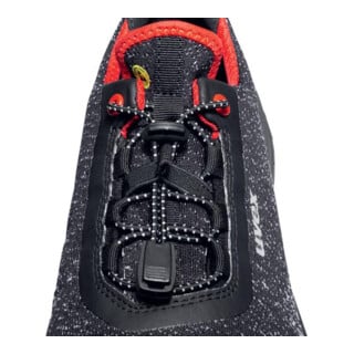 uvex 1 Halbschuhe G2 schwarz rot