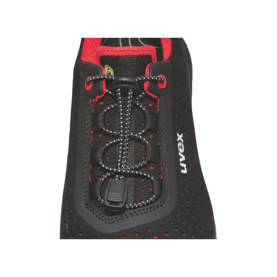 uvex Halbschuhe 1 G2 S1 schwarz rot Weite 14 Gr. 41