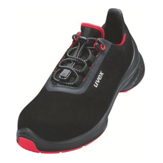 uvex Halbschuhe 1 G2 S2 schwarz rot Weite 10 Größe 52