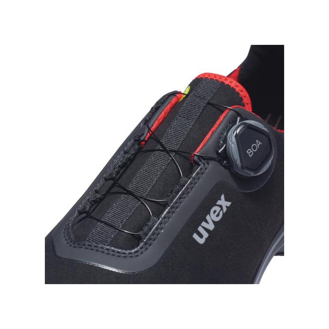 uvex Halbschuhe 1 G2 S3 schwarz rot Weite 10 Gr. 42