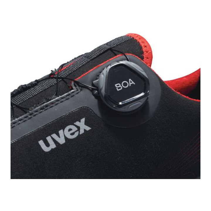 uvex Halbschuhe 1 G2 S3 schwarz rot Weite 10 Größe 43
