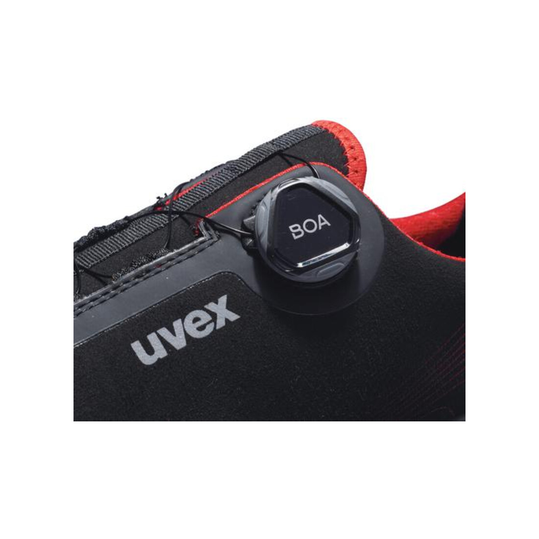 uvex Halbschuhe 1 G2 S3 schwarz rot Weite 10 Größe 43