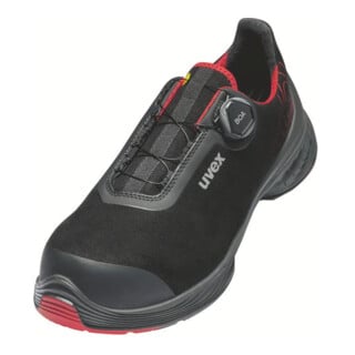 uvex Halbschuhe 1 G2 S3 schwarz rot Weite 10 Größe 49
