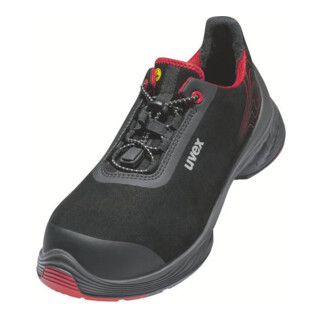 uvex Halbschuhe 1 G2 S3 schwarz rot Weite 12 Gr. 44